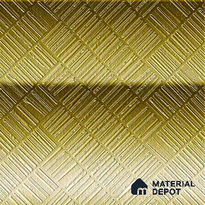 Highlighter Tiles  Tile TL 07255 C Roxy 8001 GLM (Gold) 1 ft x 1 ft Ceramic Matte Finish - 9 mm  | 2 mm Spacer is Mandatory (Sample)